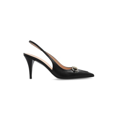 GUCCI WOMEN'S HORSEBIT SLINGBACK PUMPS 